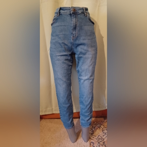 🍒 Wax Jean Blue Skinny Fit Jeans - Picture 1 of 6